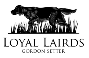 Loyal Lairds – Gordon Setter Logo